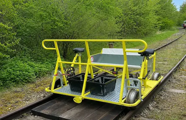 Photo d'un vélorail a Vigy